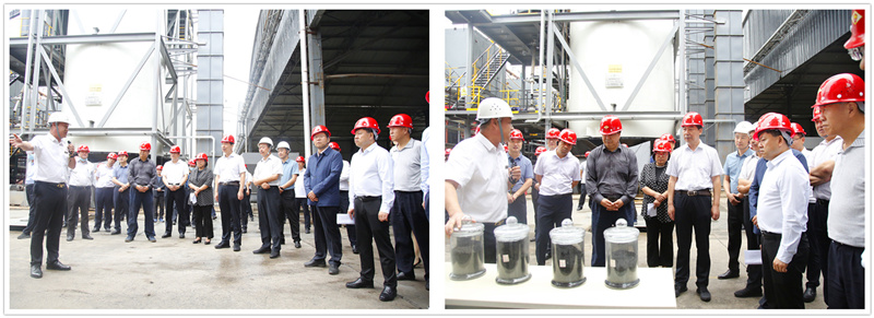 咸陽市觀摩團走進新型能源公司生物質氣化供熱項目